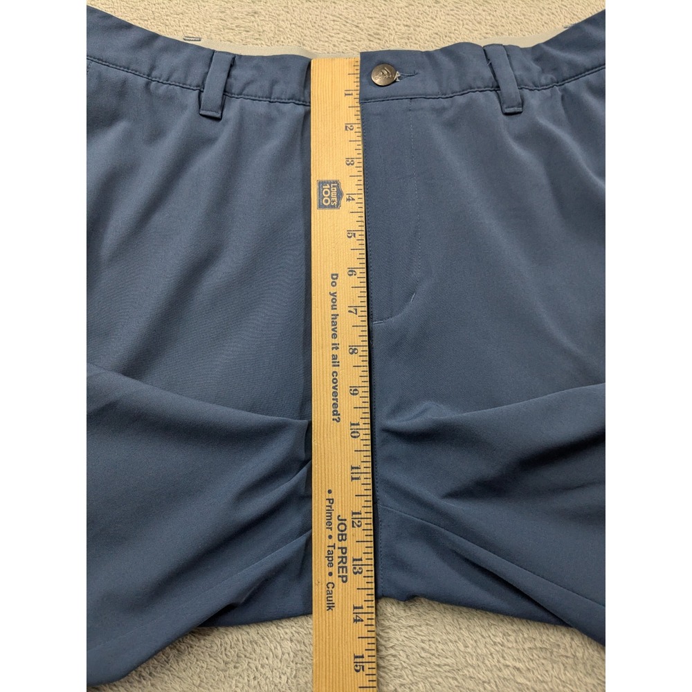 Adidas Golf Shorts Mens 34 Blue Performance Stretch Flat Front Ultimate365 - Picture 8 of 14